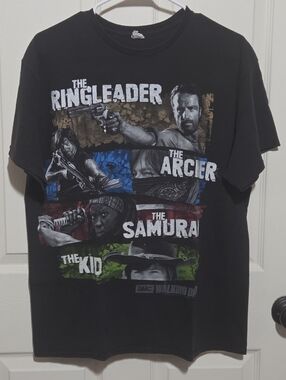 The Walking Dead black graphic tee